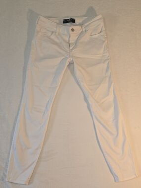 Hollister White Low Rise Super Skinny Classic Stretch Jeans 8R
